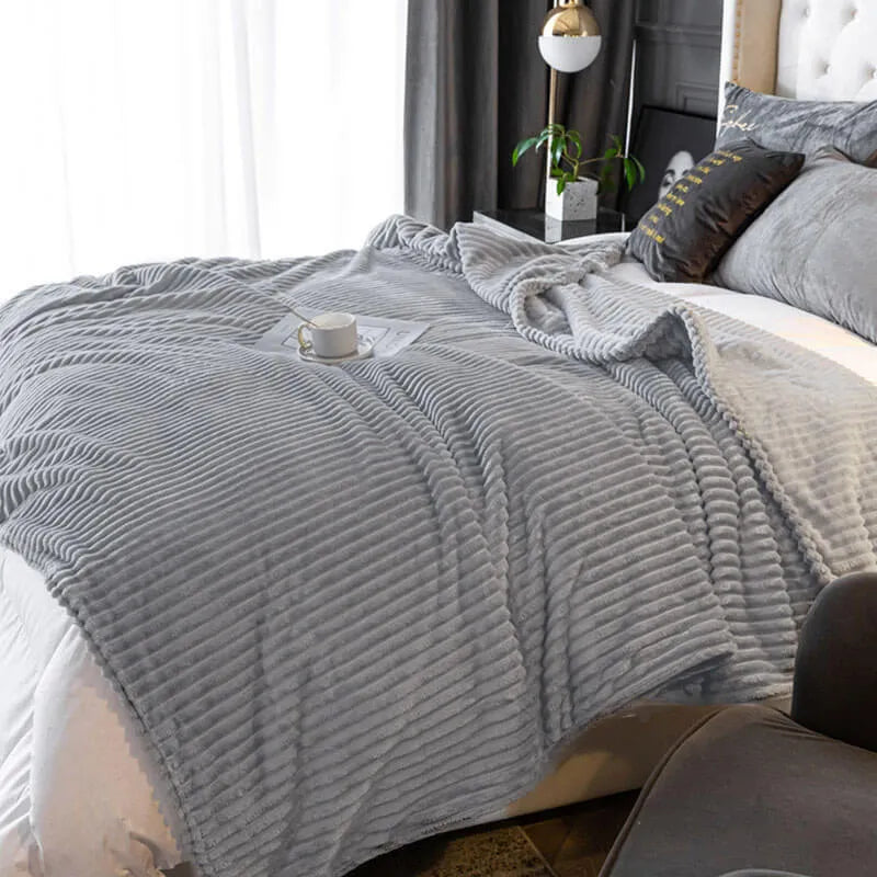 Double-sided Milk Velvet Bed All Season Blanket