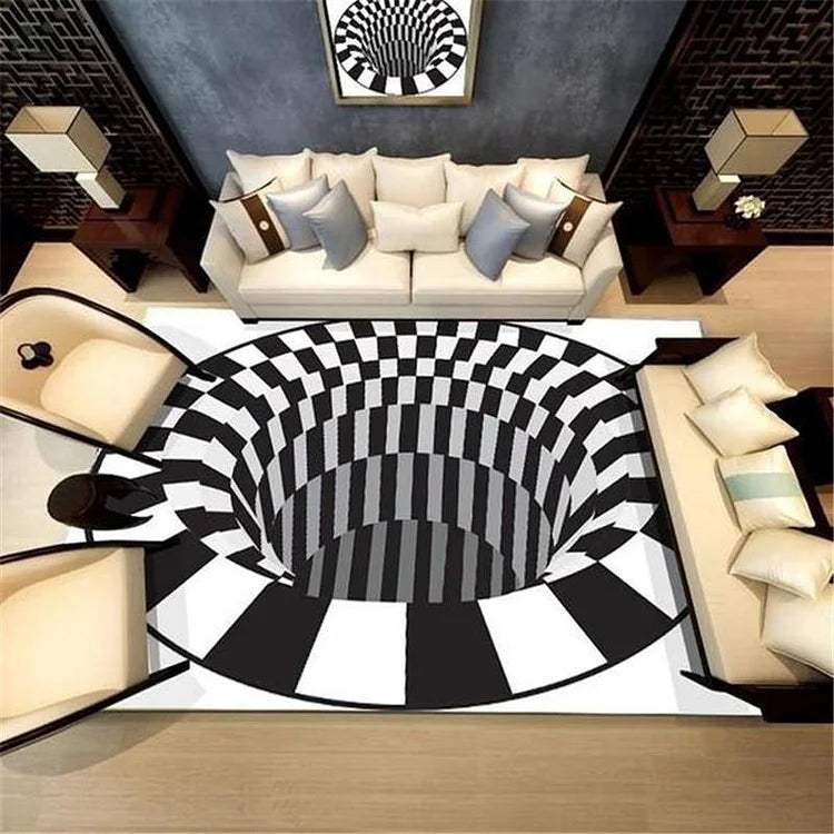 Vortex Illusion Rug Carpet