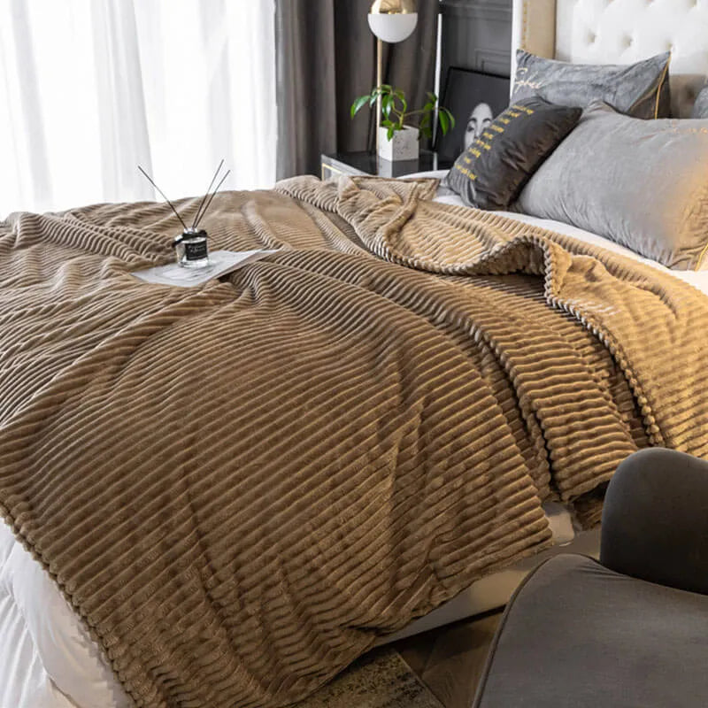Double-sided Milk Velvet Bed All Season Blanket
